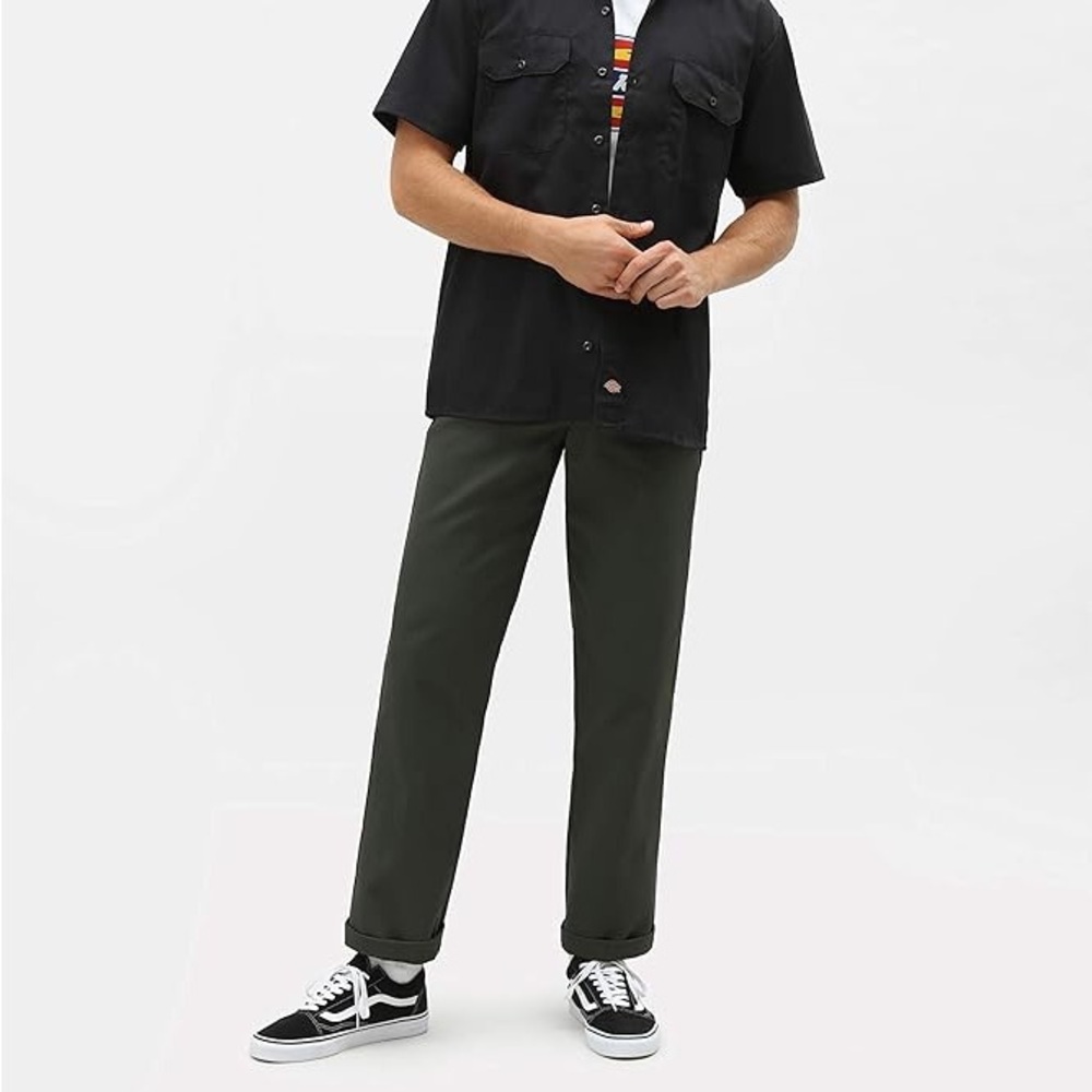 Dickies Men's Original 874 Work Pant Olive Green 34W x 32L